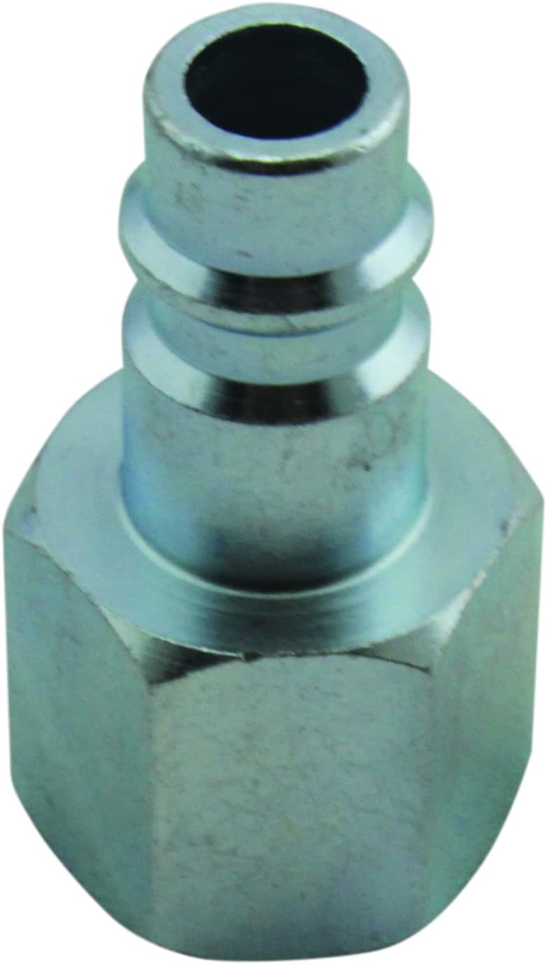 Milton 763-1 3/8" FNPT HIGHFLOWPRO™ V-Style/European Interchange Steel Air Plug Fitting (High Volume Low Pressure Application) -Box of 10