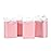 SHIPKEY 10 Pcs Luxury Pink Bags with Tissue Paper, Gift Bag for Men, Groomsmen Proposal Bag with White Frame, 8x4x11 Inches Kraft Paper Bags with Handles Bulk (20x10x28cm)