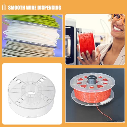 Carrete de cables eléctrico de plástico resistente y gran capacidad 4