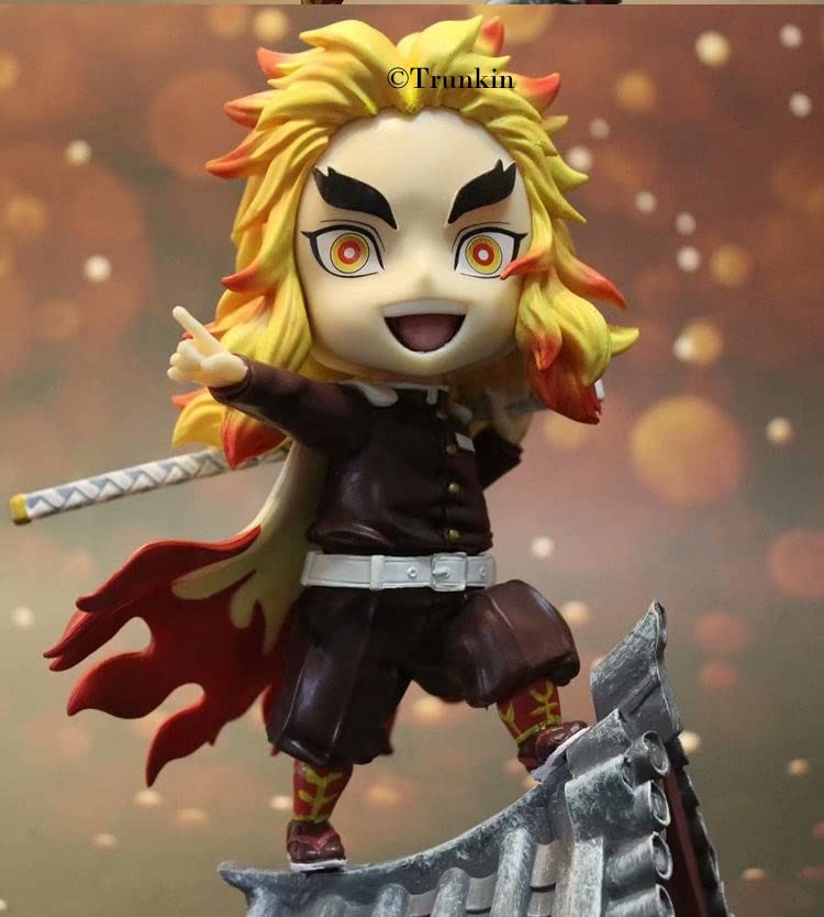 Image of Trunkin | Demon Slayer Rengoku Kyojuro Action Figure Figurine | Version Vibration Stars Weeb Manga Collectible Kimetsu no Yaiba | Anime Figurine