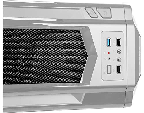 Gabinete K-MEX Gamer CG-01F5 War Robot Branco