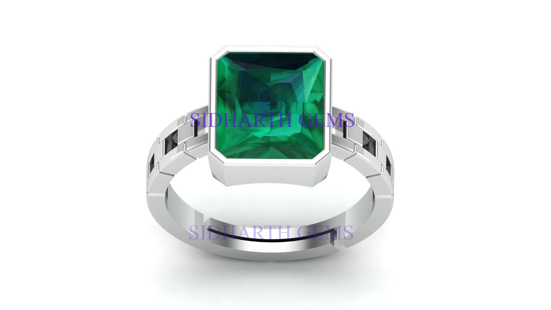SIDHARTH GEMS Natural Panna Astrological Ring 6.25 Ratti 5.30 Carat Genuine and Certified Emerald Adjustable Silver Plated Ring for Womens and Mens (B0BBGKWRHZ) Amazon Price History, Amazon Price Tracker