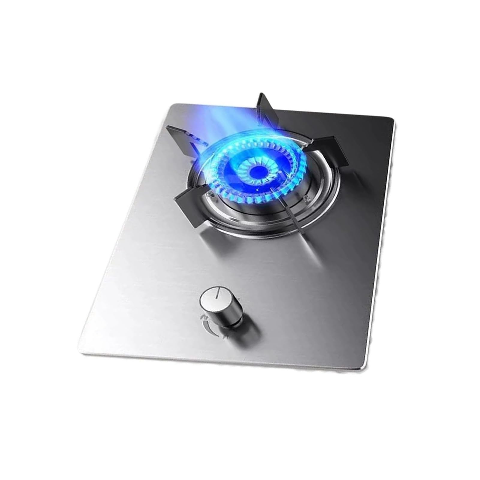 THEGA Gas Stove, 5.5KW High-fire Stainless Steel Gas Cooker, Auto Ignition Conversion Stove, with Flameout Protection, for Home Kitchen RV Outdoor(LPG)