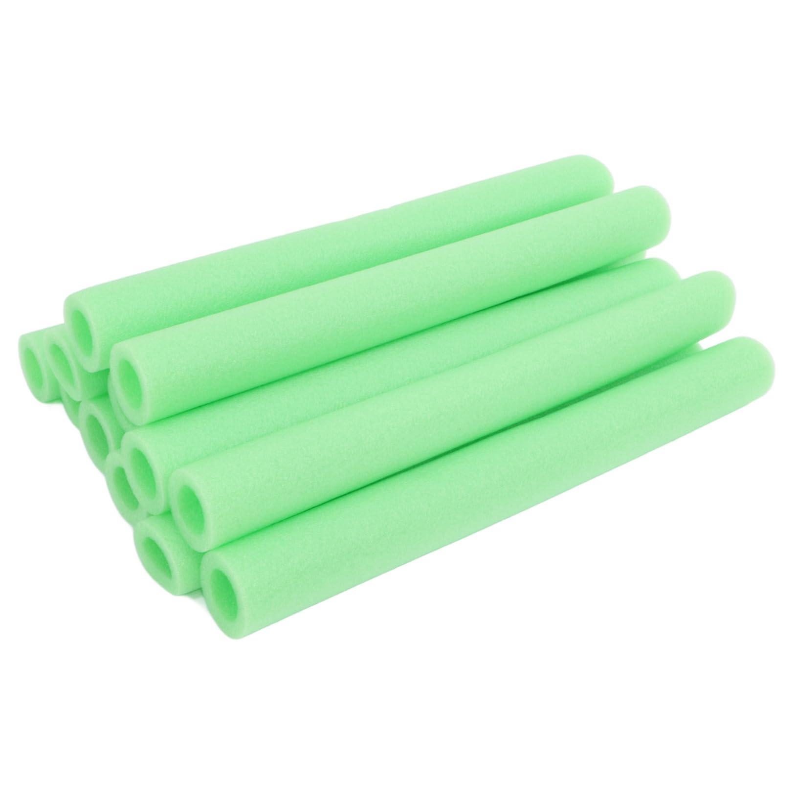 Abaodam Trampoline Foam Pole Sleeves 40cm Round Tube Fittings Weatherproof Foam Cover for Trampoline Poles Green