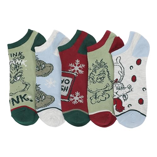 Chaussettes Le Grinch lot de 5 paires adulte à offrir comme cadeau aux passionnés