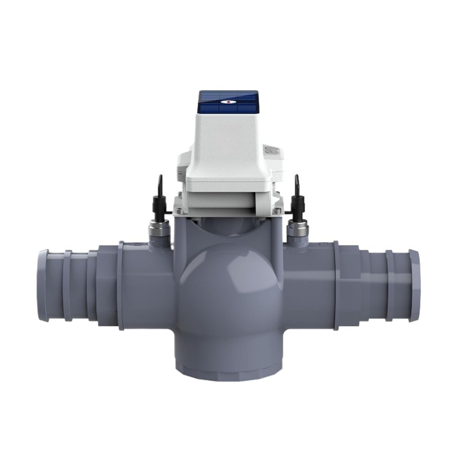 Trgyjgkf One Color 4G/ Intelligent Irrigation Valve Dn90 Electric Pvc Three-Way Ball Agricultural Solar Automatic Wateri(Water Supply 4G)