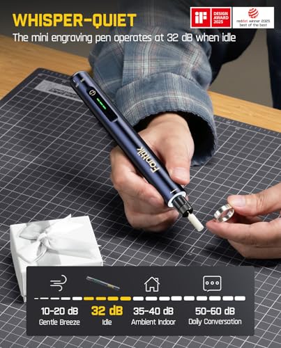Image of Fanttik F2 Master Mini Cordless Rotary Tool Kit, NeoPulse Motor, 5 Speed, Revostor Hub, 35 Accessories, Engraving Pen, for 3D Printer Sanding, Polishing, Drilling, Carving, DIY Crafts