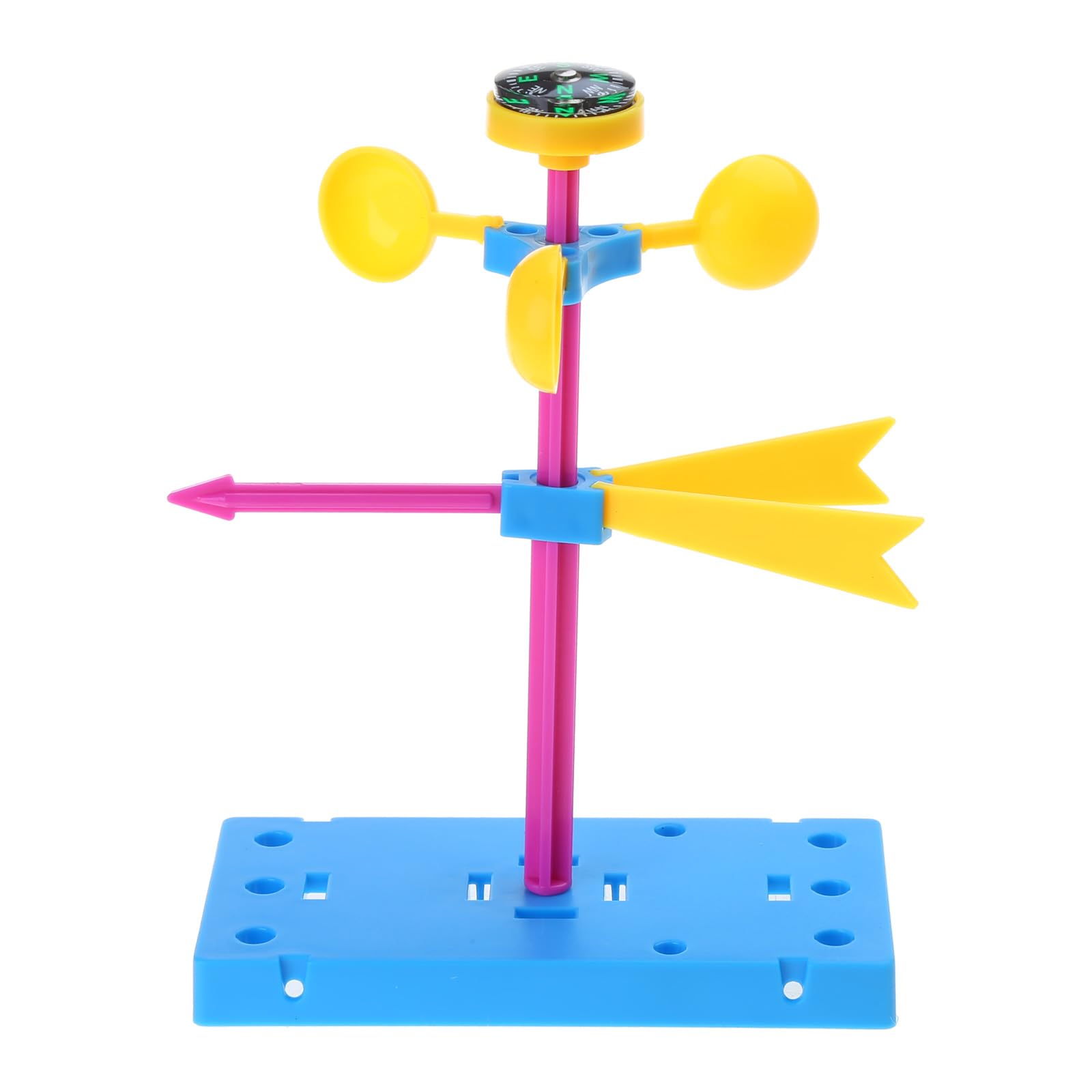 Weather Wind Vane Kids Science Toy Kit Toys Station Vanes Assembly Weathervane Model Windmill Tool Anemometer
