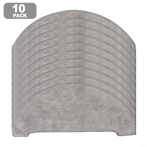 Honseadek Mikrofaser-Wischtuch-Ersatz-Pads, Mikrofaser-Wischtuch, Roboter-Staubsauger-Zubehör, kompatibel mit Roboter-Staubsauger-Zubehör, Bodenreinigungstuch (10 Stück) – Bild 6
