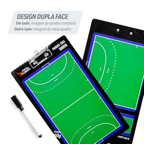 Pista e Campo, Prancheta Tática Magnética Dupla Face de Handebol
