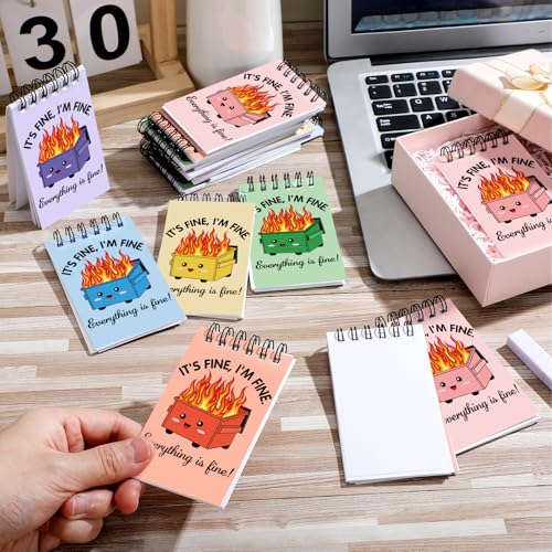 Mini blocs-notes amusants Dumpster Fire par 24 de Resurhang