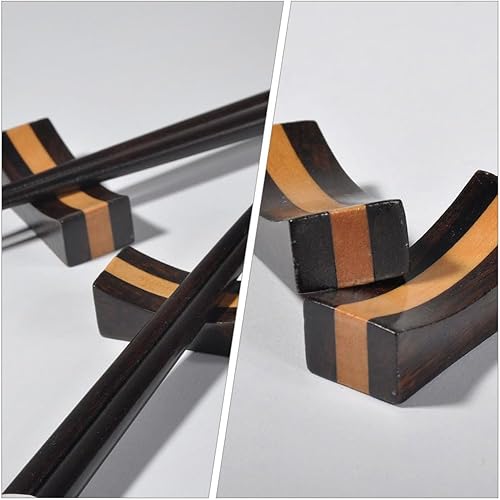 Miniatura 2 de Soporte para palillos de madera, palillos de metal, palillos de madera, soporte para palillos de madera, soporte para palillos, cuchara, tenedores,