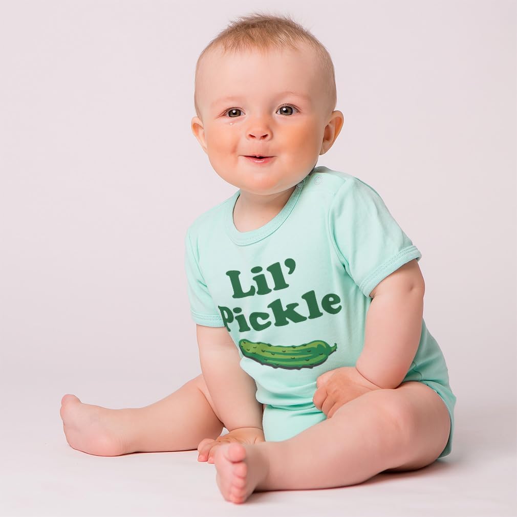 Cute Rascals Baby Bodysuit Lil Pickle Vegetables Funny Boy & Girl Baby Clothes Cotton