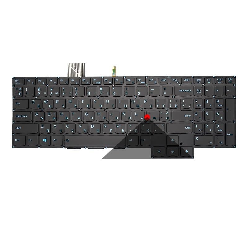 Clavier Legion 5 17 pouces usé : Solution de rechange rétroéclairée bleue