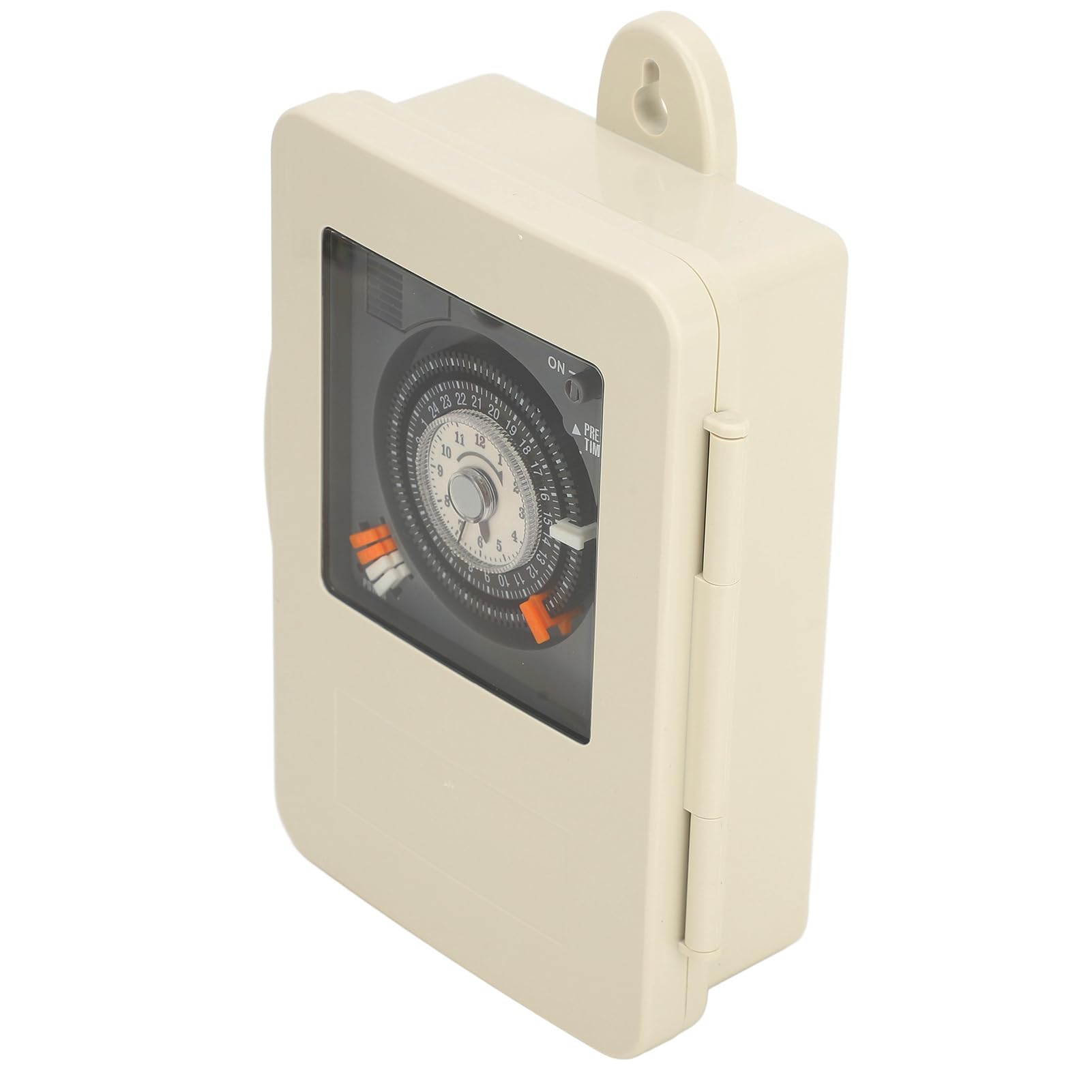 Temporizador Torvex, Temporizador mecánico de segmento programable con 96 pestañas de Encendido y Apagado, Control de iluminación y electrodomésticos para programación Diaria