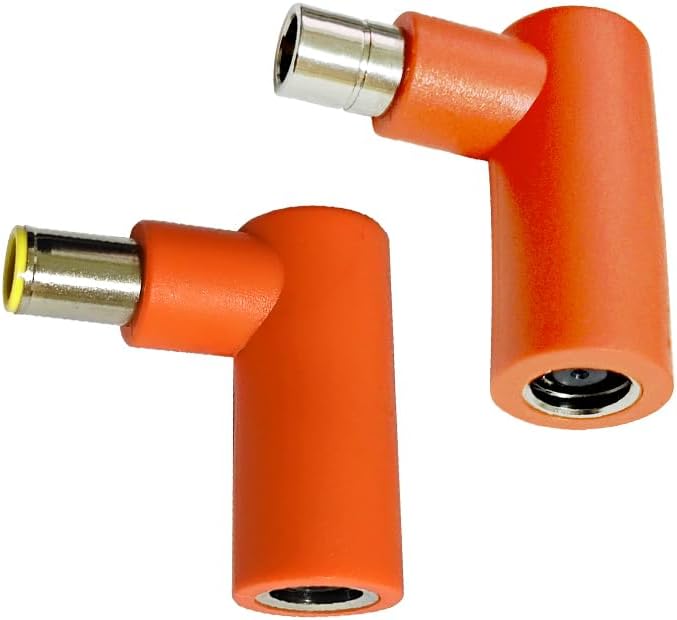 DC 7909 to DC 8020 Adapter 90-Degree Right Angle, DC7909 Female to DC8020 Male and DC7909 Male to DC8020 Female Adapter, Compatible with Jackery Portable Power Station, for Solar Panel