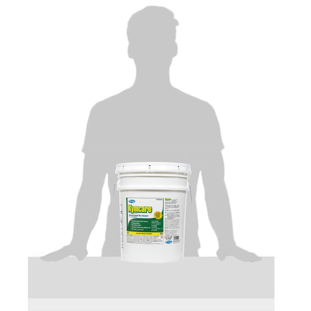 Comstar Kymcare General Purpose Alkaline Cleaner, Biodegradable, Non-Corrosive, Non-Chlorinated, Low-Foaming, Heavy-Duty Degreaser for Metal, Tile, Plastic, Rubber, & More, 5 Gallons (55-002)