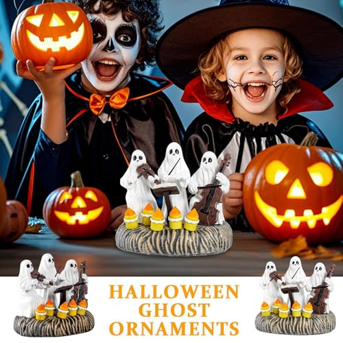 Figurine Fantôme Décor pour Transformer un Bureau Terne en Espace d'Halloween