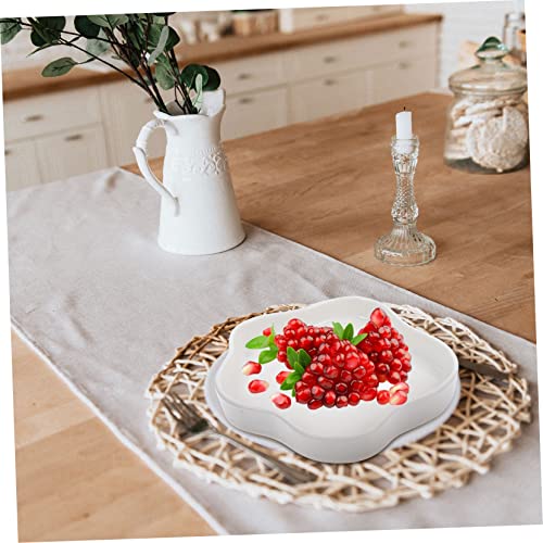 Assiette en céramique légère et solide pour simplifier le service quotidien