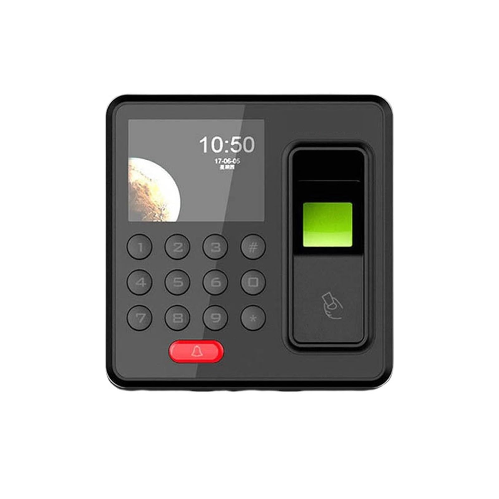 Horloge dans la Machine, Horloge de pointage, machine de contrôle d'accès par empreinte digitale à écran couleur E86, machine de contrôle d'accès par empreinte digitale réseau, carte magnétique, empre