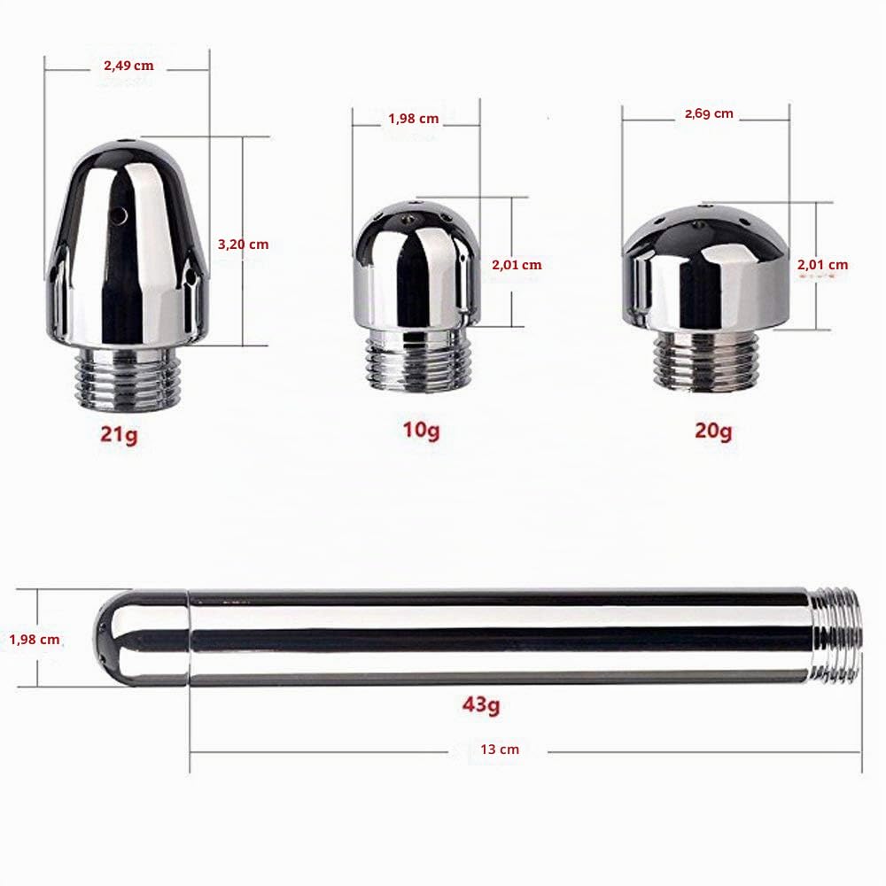Kit clistere doccia,Bidet portatile da bagno, Sistema di pulizia doccia a 3 teste con regolatore e tubo flessibile da 59 pollici