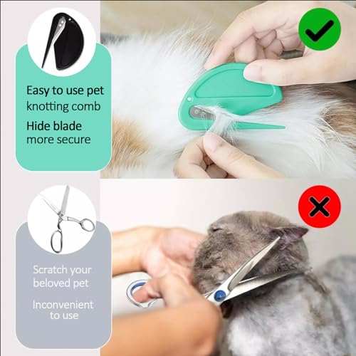 5pcs Pet Knot Opener Knotting Comb Removal Dematting Hair Flea Brush Shedding Tool Matted Fur Tick De Remover Matting Grooming Supplies for Indoor Medium Long Haired Cats Dogs Tangled 5pcs Pet Knot Opener Knotting Comb Removal Dematting Hair Flea Brush Shedding Tool Matted Fur Tick De Remover Matting Grooming Supplies for Indoor Medium Long Haired Cats Dogs Tangled