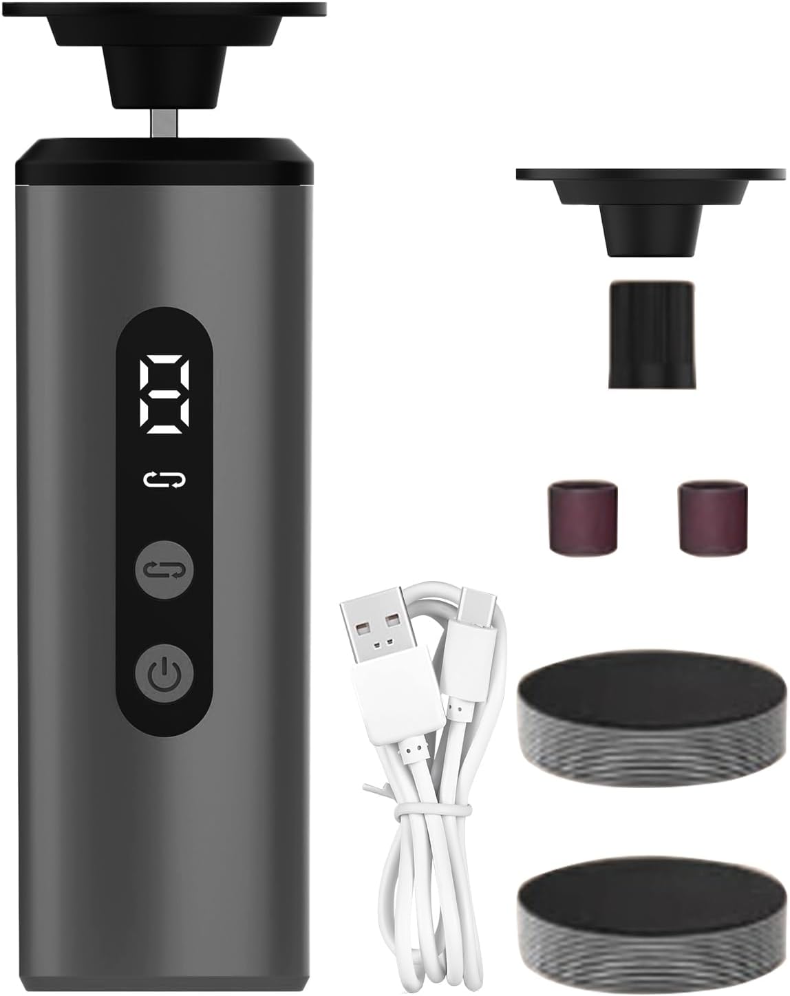 Generic Callus Remover Scrubber Gadget | Elektrisch pedicure-gereedschap met instellingen met 9 versnellingen, dode huidverwijderaar | Gebruiksgemak Ergonomische voet filer voor gladde huid, pijnloze Generic Callus Remover Scrubber Gadget | Elektrisch pedicure-gereedschap met instellingen met 9 versnellingen, dode huidverwijderaar | Gebruiksgemak Ergonomische voet filer voor gladde huid, pijnloze