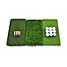 Rukket Tri-Turf Golf Hitting Mat Attack | Portable Driving, Chipping, Training Aids for Backyard with Adjustable Tees and 9 Foam Practice Balls (Standard (25" x 16"))