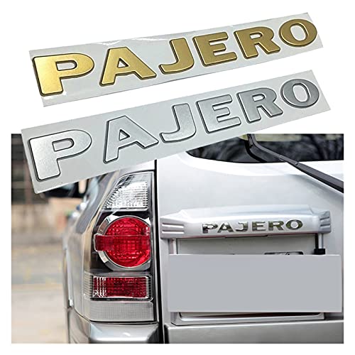 TRUSTTWO Zilveren Goud Fit for Mitsubishi Pajero Brieven Embleem Decor Sticker ABS 3D Auto Front Fender Bumper Trunk… - Image 3