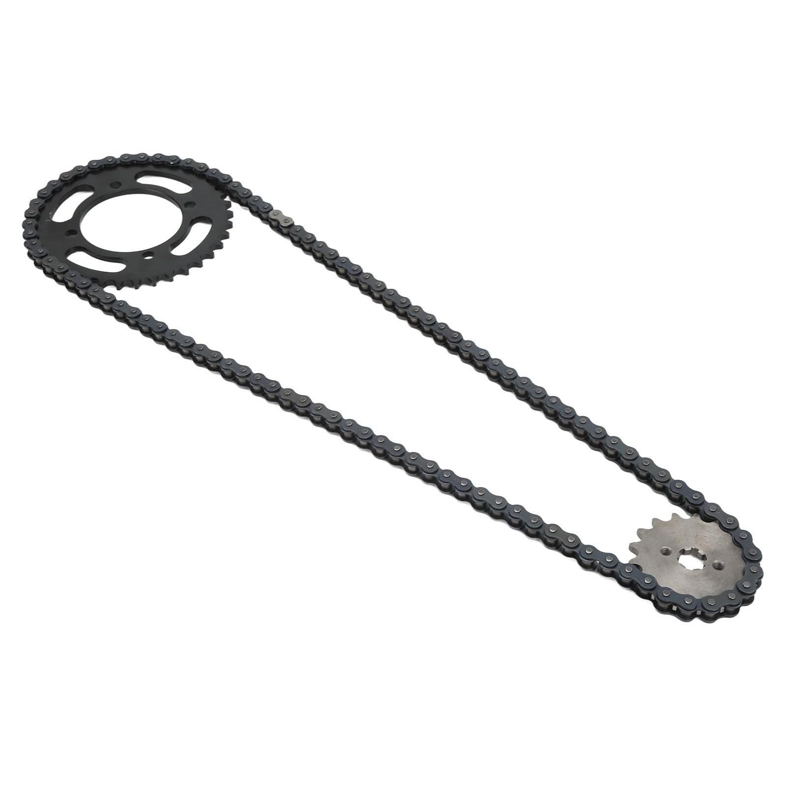 Kit de pignon de chaîne 420,résistant à la Rouille 420 17T Pignon arrière Traitement Thermique Universel Anti Usure Haute résistance pour 50 à 125 Dirt Mini Bikes