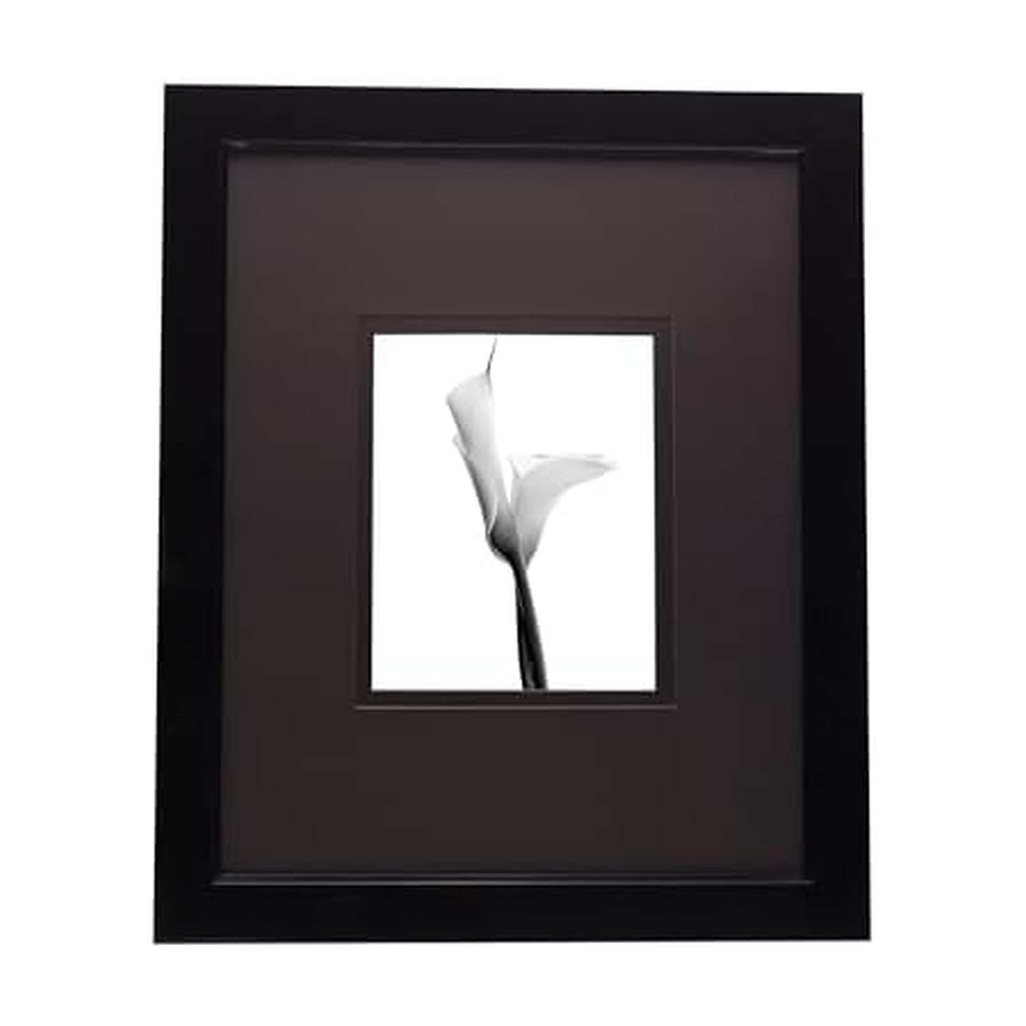 Cadre mural noir brillant Mikasa 28x35,6 cm avec passe-partout pour photo 20,3x25,4 cm
