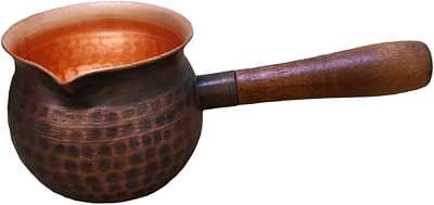 Copper Tea Kettle for Stovetop 300ml Hammered Tea Kettle for Kitchen Outdoor Style A