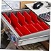 GRADENEVE Five-Compartment Cashier Box Cash Drawer Organizer Cash Register Drawer for Small Business