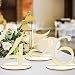AerWo Wooden Table Number 1-20 Wedding Table Number with Base for Wedding Reception and Wedding Table Decorations