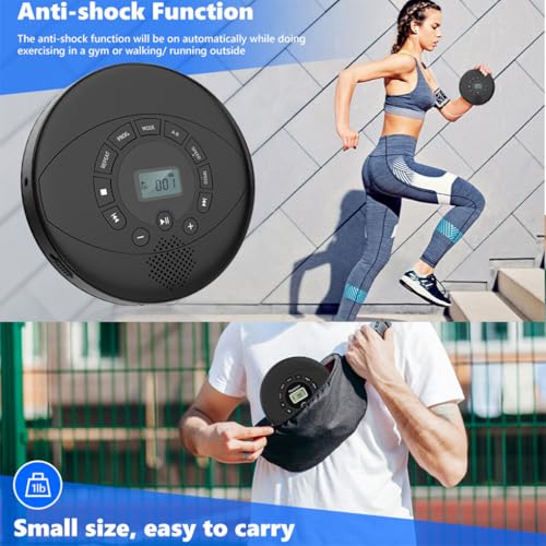 Reproductor de CD recargable con Bluetooth: música sin cables en el coche 2