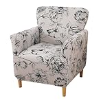 HAOYONG Banquet Armchair Slipcover Stretch Chair Covers 1-Piece Nonslip Armchair Sofa Covers Soft Arm Chair Cover Removable Washable Single Couch Covers Furniture Protector for Living Room