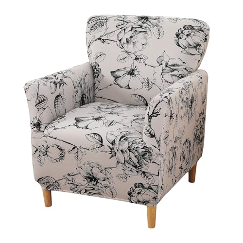 HAOYONG Banquet Armchair Slipcover Stretch Chair Covers 1-Piece Nonslip Armchair Sofa Covers Soft Arm Chair Cover Removable Washable Single Couch Covers Furniture Protector for Living Room