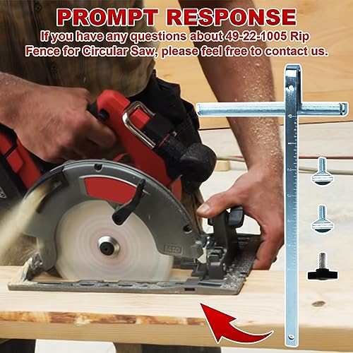 49-22-1005 Rip Fence Guide Fits for m18 cordless saw & 2730-20 2730-21 Circular Saw - Thumbnail 4