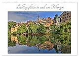  Lieblingsplätze in und um Tübingen (Wandkalender 2026 DIN A2 quer), CALVENDO Monatskalender: Besondere Impressionen aus Tübingen und Umgebung