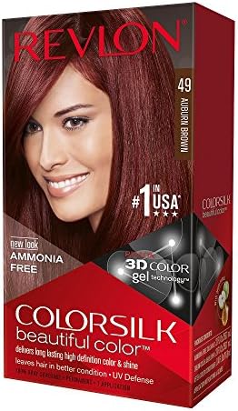 ColorSilk Hair Color 49 Auburn Brown 1 Each (Pack of 4)