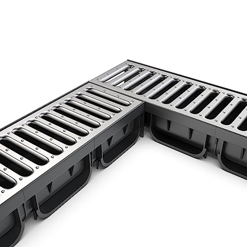 Vodaland - 4 Inch Easy 2 Stainless Pro Trench Drain Channel (4) #TOP2