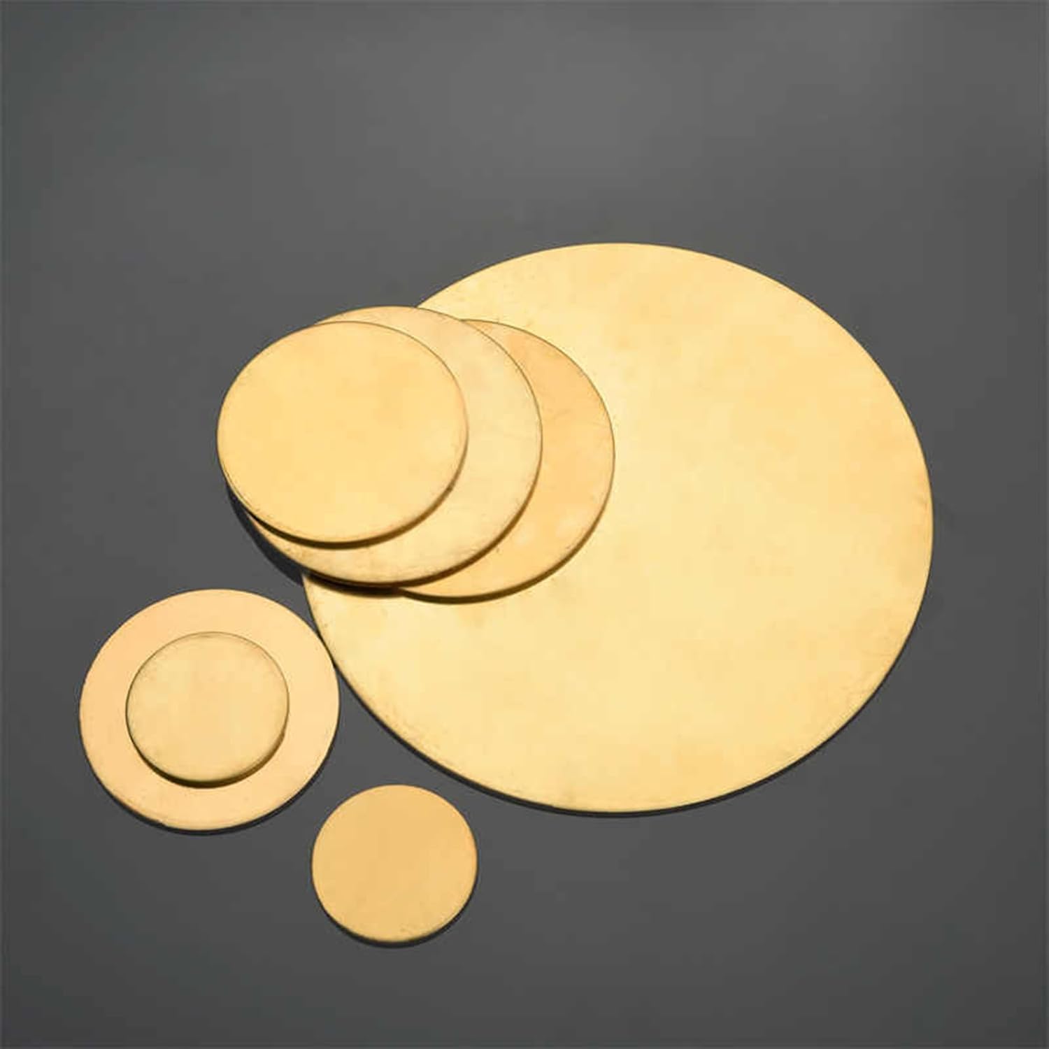 Brass Disc Round Metal Plate Sheet Diameter 50Mm 100Mm 150Mm 200Mm 250Mm 300Mm Solid Copper Mechanical,200mm