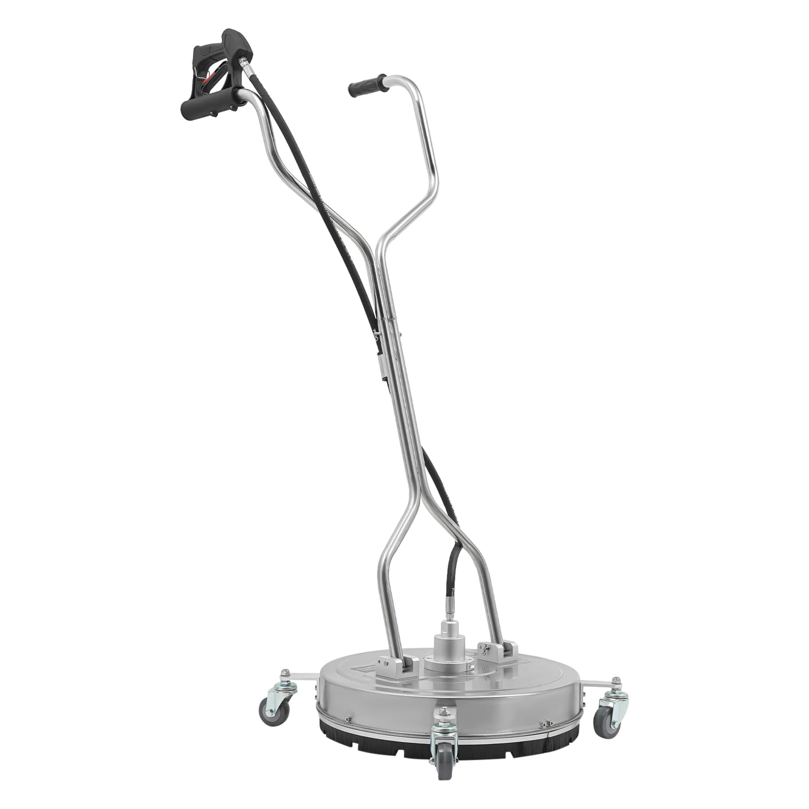 Limpiador de superficies de 20 pulgadas para adoquines, 4000 psi, limpiador de superficies de alta presión con manguera, limpiador de terrazas de 167 cm para limpiador de suelos