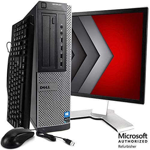 Dell Optiplex 990 Desktop Computer Package - Intel Quad Core i5 3.1-GHz, 16GB RAM, 2TB HDD, 22 Inch LCD, DVD, Keyboard, Mouse, WiFi, Windows 10 Professional (Renewed) Maryland 