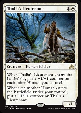 Magic The Gathering - Thalia's Lieutenant (043/297) - Shadows Over Innistrad
