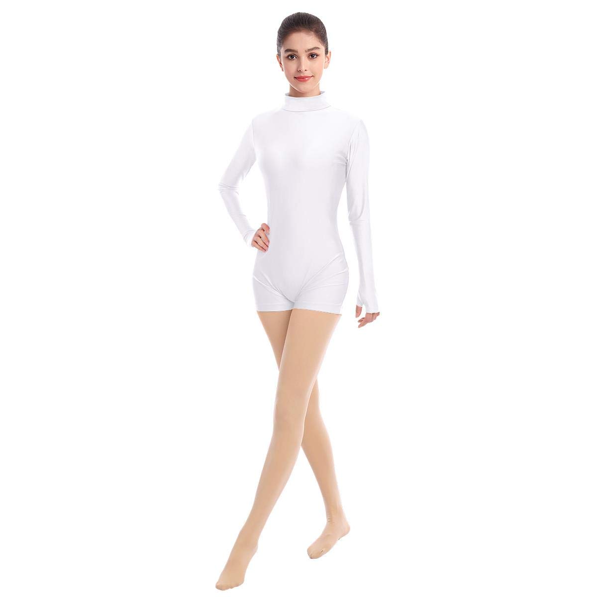 Combinaison de danse stretch col roulé pour bouger librement - 7