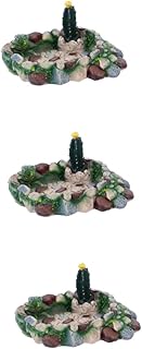 Ipetboom 3 Peças Comida De Caranguejo Eremita Pequeno Prato De Água Rastreador Prato De Comida Dragão Barbudo Prato De Água Suprimentos Para Animais De Estimação Acessórios Para Hamster