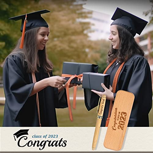 Congrats Class Of 2023 Gift, Ballpoint Pen & Case Set For Men Or Women, Engraved Rollerball Pen (Class Of 2023) #TOP4