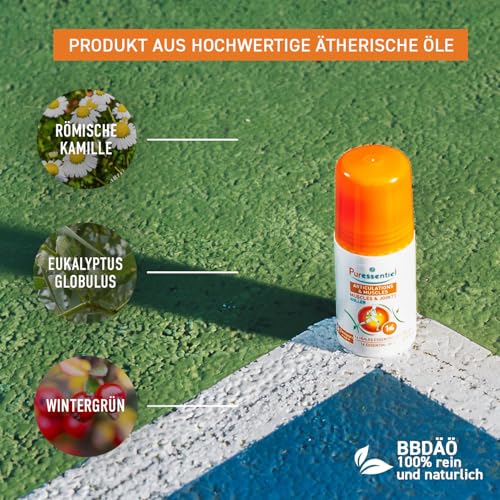 Puressentiel - Gelenk & Muskel – Roll-on mit 14 ätherischen Ölen - Lindert Muskel- und Gelenkschmerzen - 75 ml