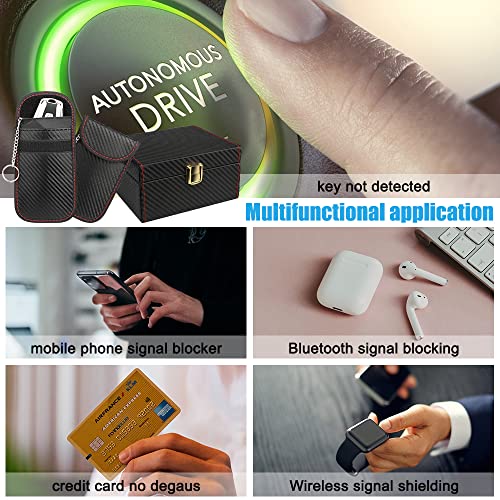 Faraday Box, [with 2 Faraday Pouches] Diyife Faraday Cage, RFID Box for Car Keys, Key Fob Protector, Signal Blocker for Keyless Fob, Signal Blocking Box for Car Keys Phones, Large - Thumbnail 7